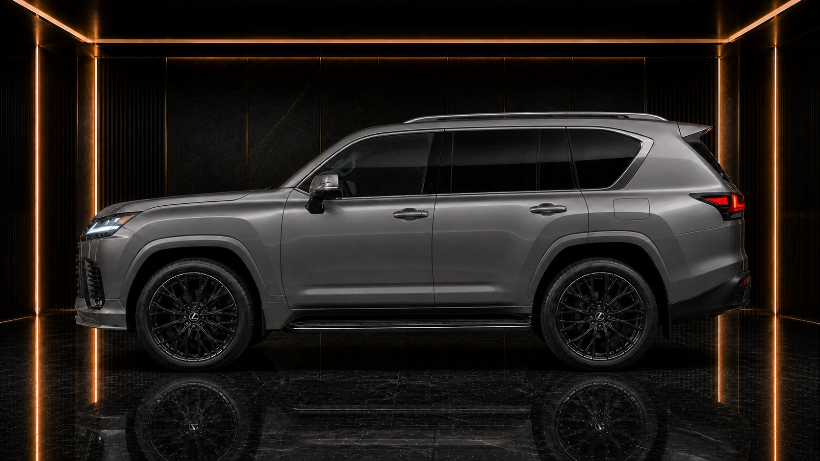 Lexus LX600 Executive Offroad Precision Sport Aero side profile AI concept visual