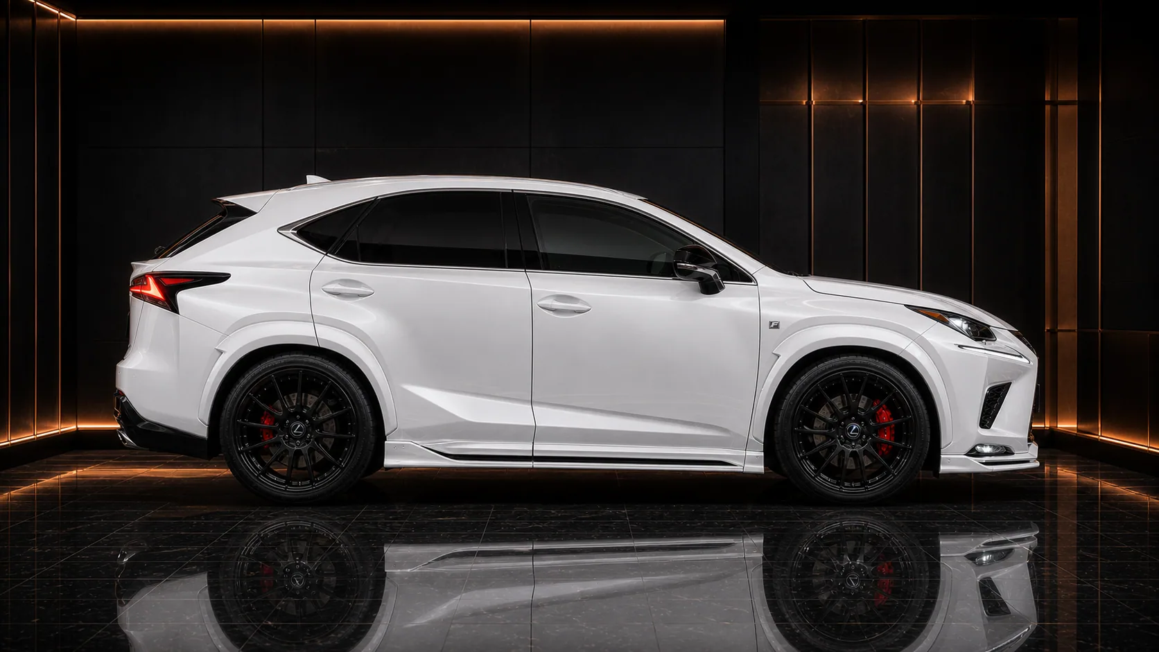 Lexus NX200t F SPORT Wide Executive Complete side AI concept visual