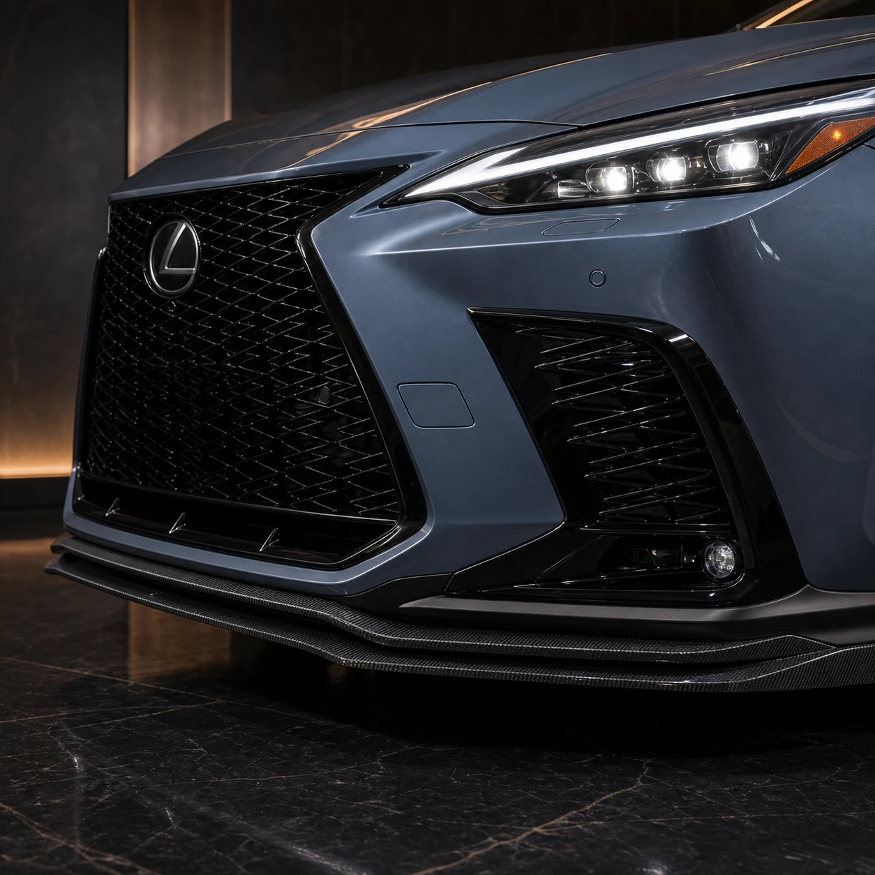 Lexus NX450h+ NX350h NX350 F SPORT Precision Sport Aero front under spoiler AI concept detail
