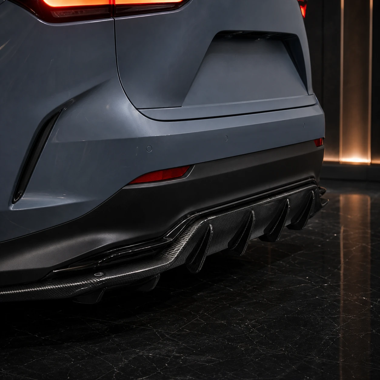 Lexus NX450h+ NX350h NX350 F SPORT Precision Sport Aero rear diffuser AI concept detail