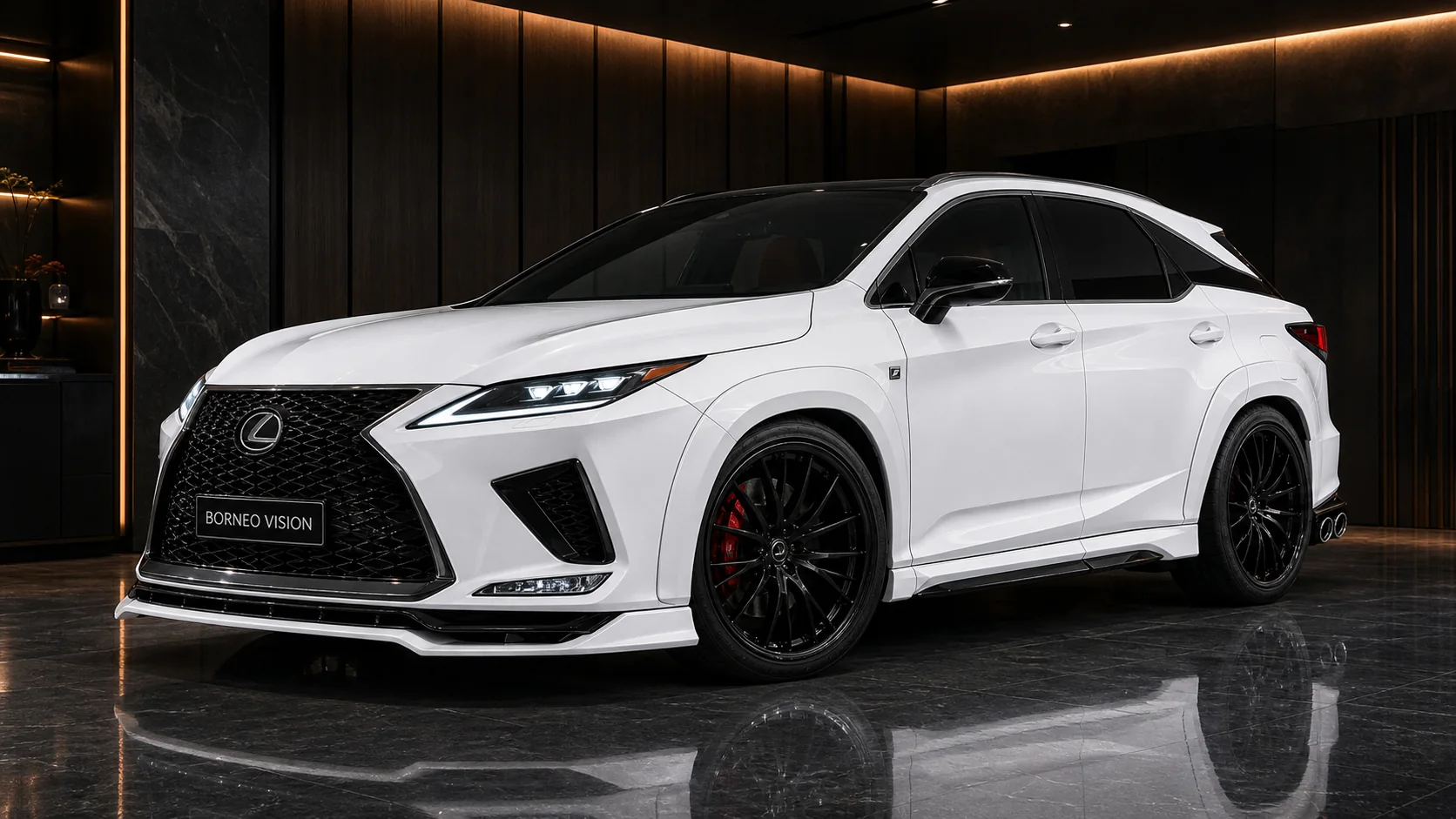 Lexus RX300 F Sport Wide Type II Complete front three-quarter AI concept visual