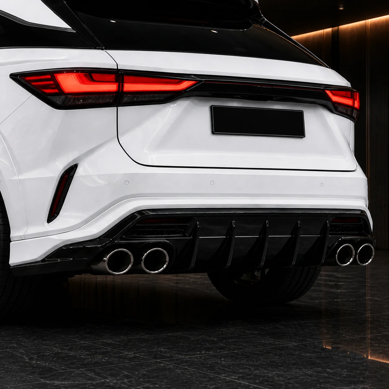 Lexus RX300 F Sport Wide Type II quad-outlet rear half AI concept detail