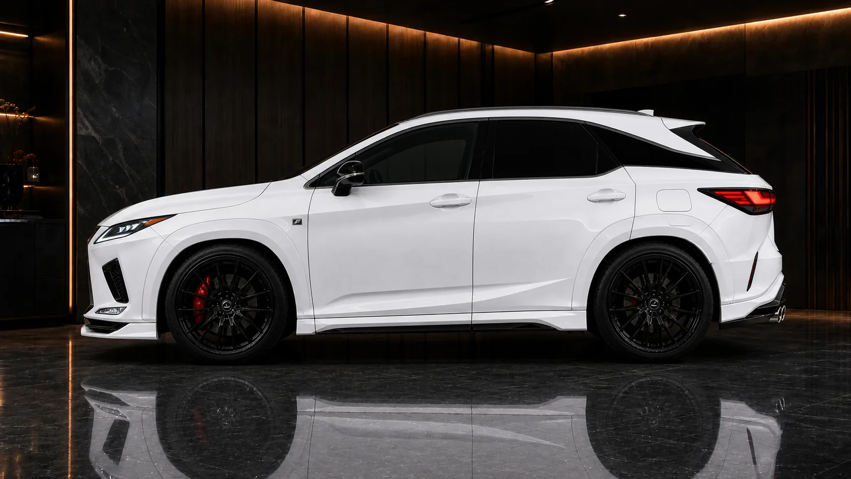 Lexus RX300 F Sport Wide Type II Complete side profile AI concept visual
