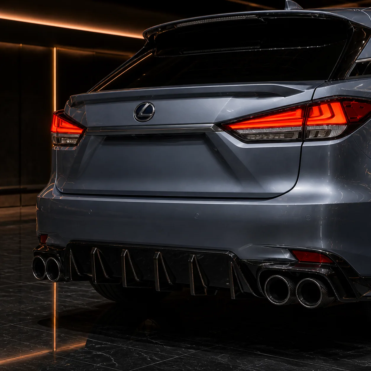 Lexus RX300 Version L Type II quad-outlet rear AI concept detail