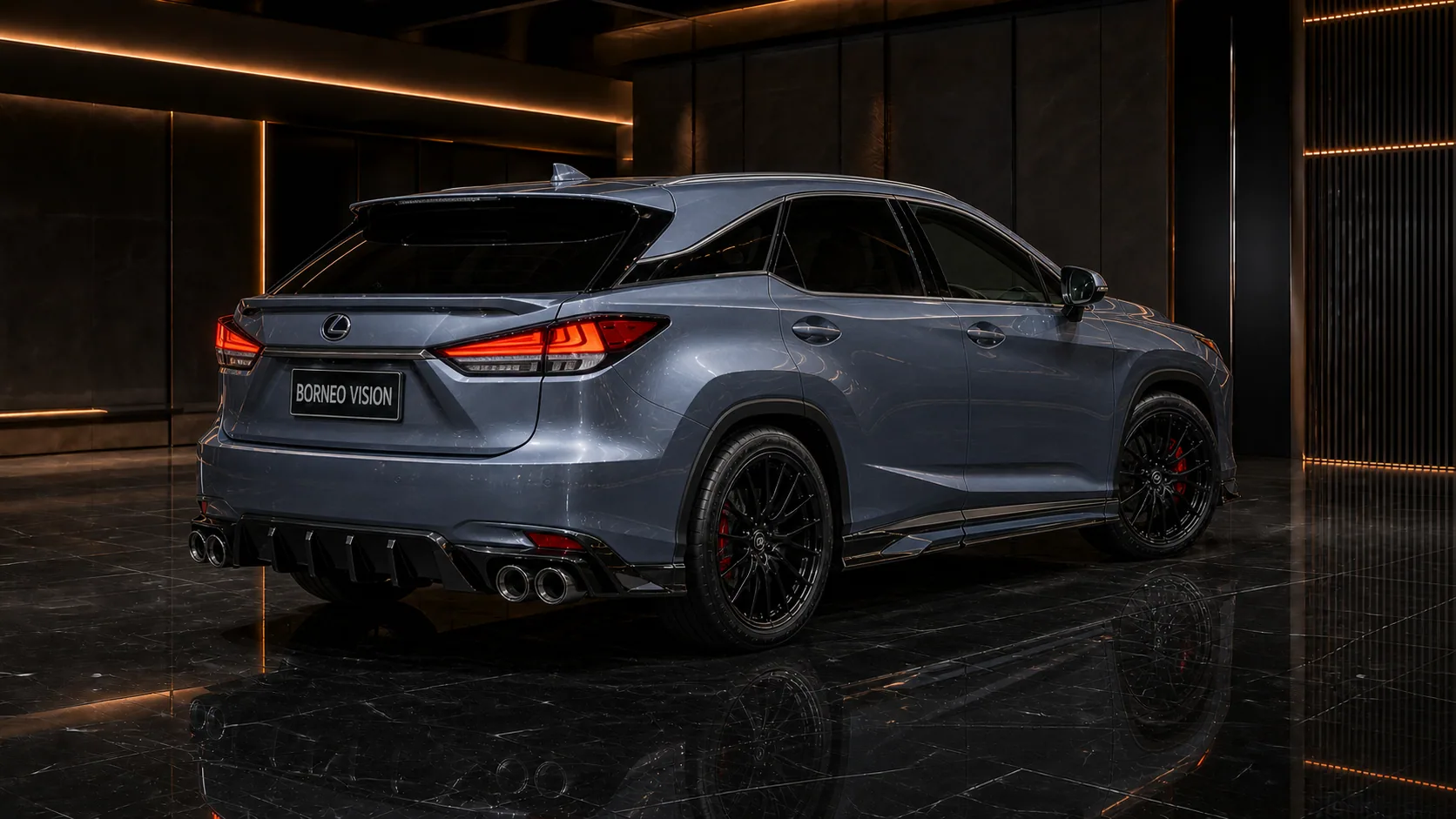 Lexus RX300 Version L Type II Complete rear three-quarter AI concept visual