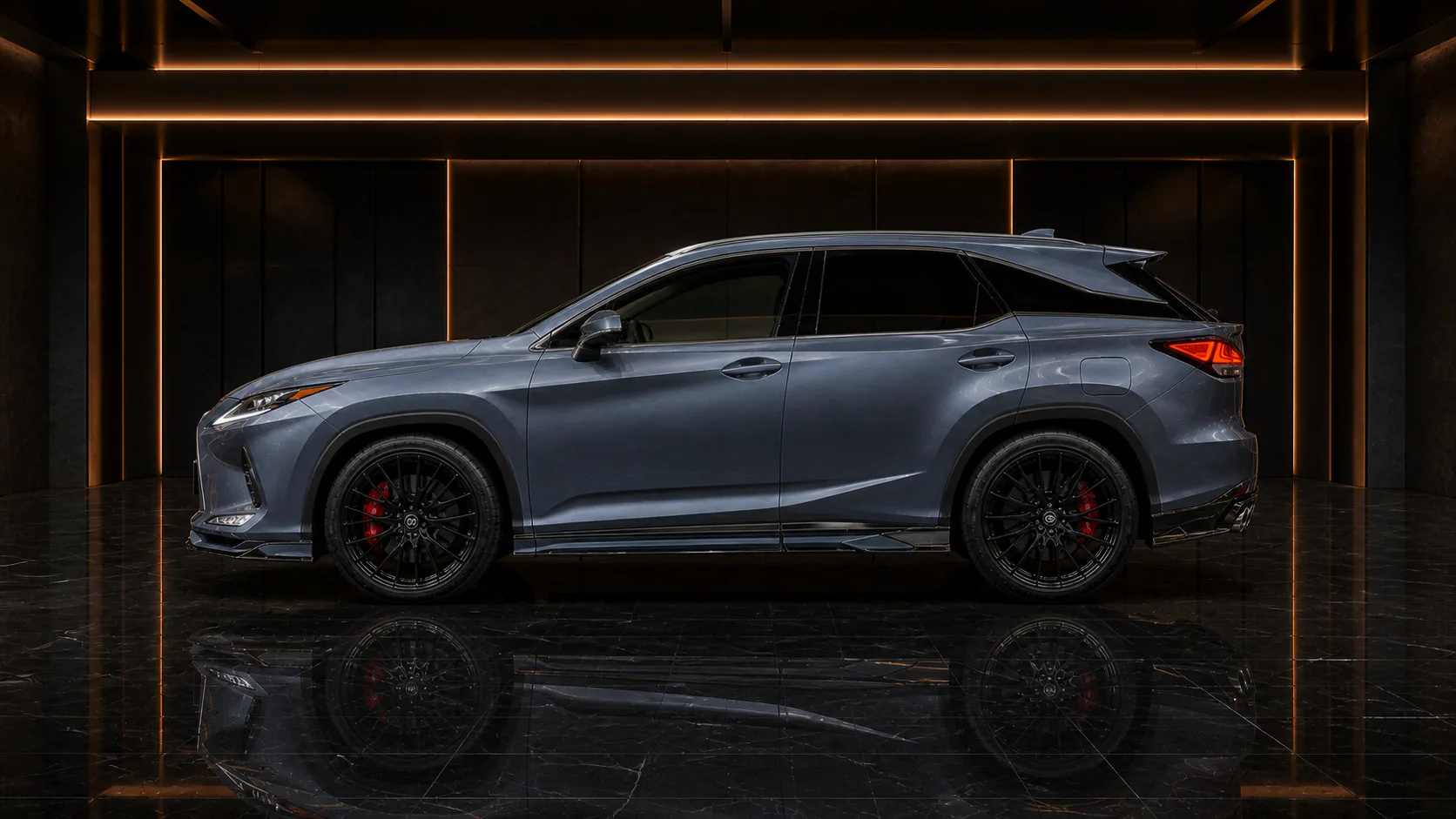 Lexus RX300 Version L Type II Complete side profile AI concept visual