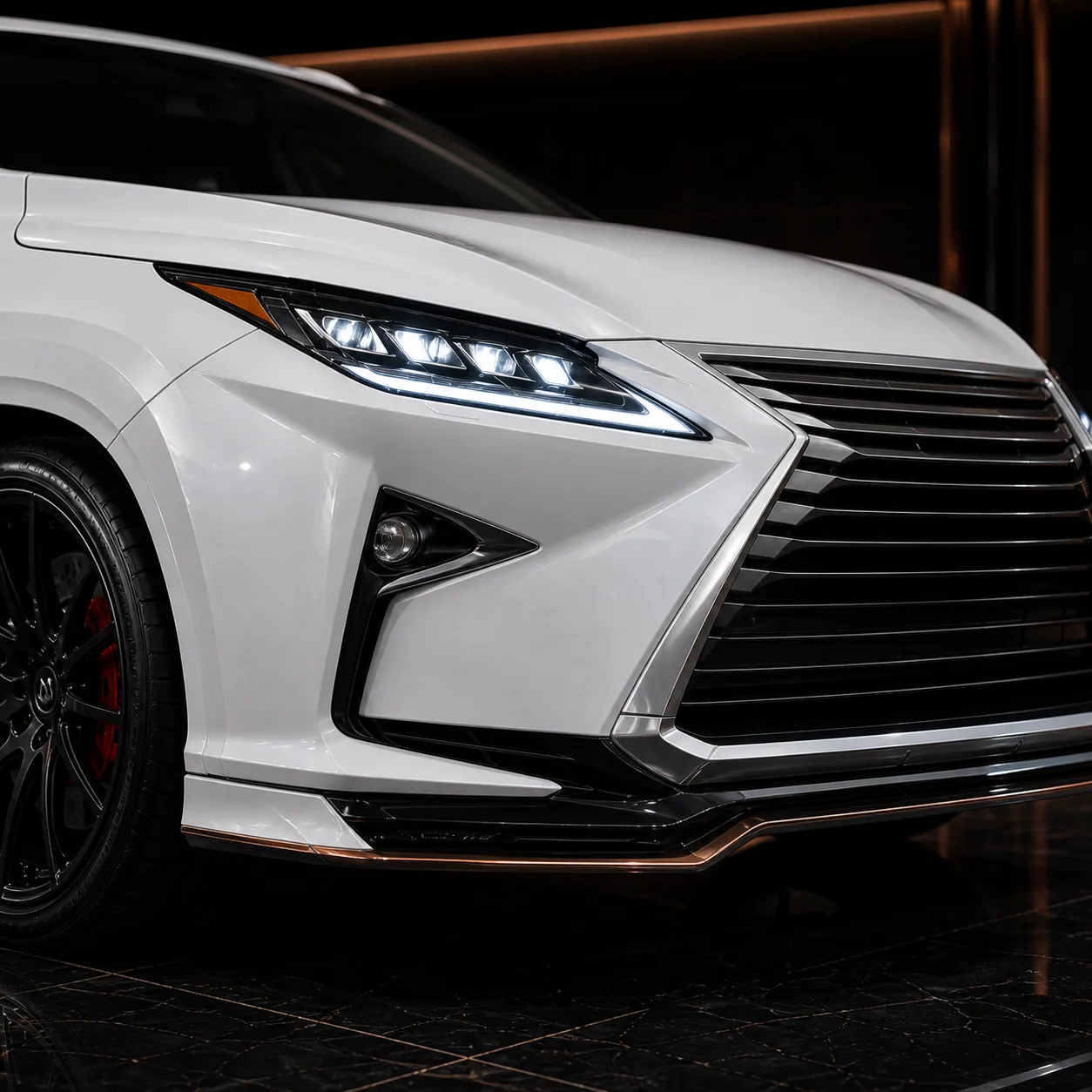 Lexus RX Version L front spoiler AI concept detail