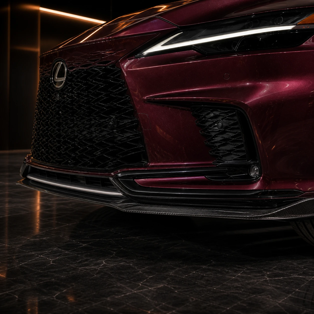 Lexus RX500h RX350 F SPORT Precision Sport Aero front under spoiler AI concept detail