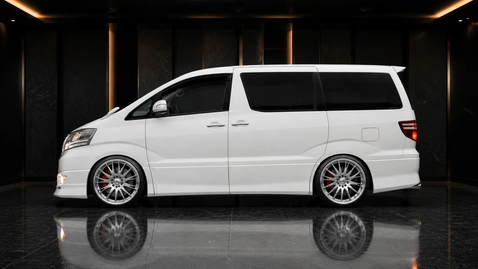 Executive Aero — Toyota Alphard 10 MS/AS Facelift (2005–2008) — side profile