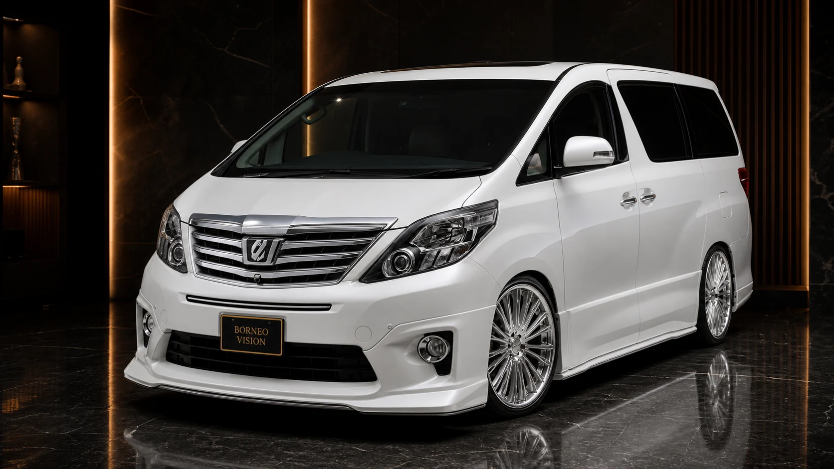 Executive Aero — Toyota Alphard 20 S/SR (2011–2015) — front three-quarter