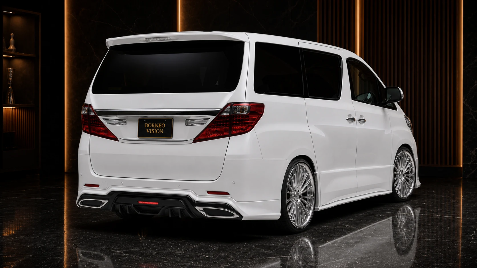 Executive Aero — Toyota Alphard 20 S/SR (2011–2015) — rear three-quarter