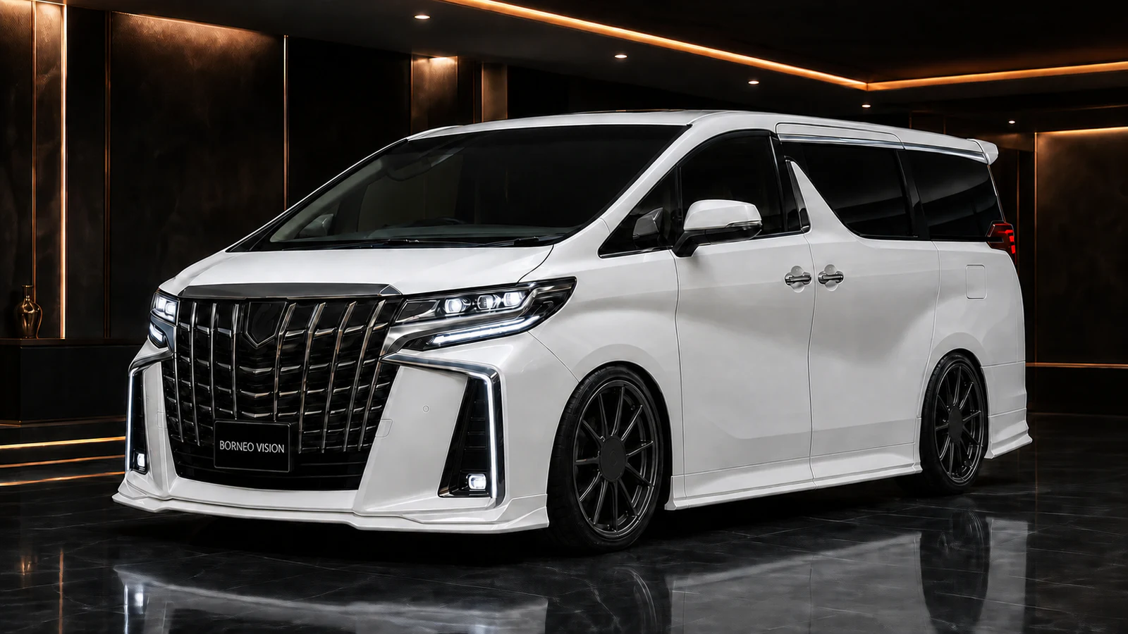 Toyota Alphard 30 Aero Body FRP sports complete front AI concept visual