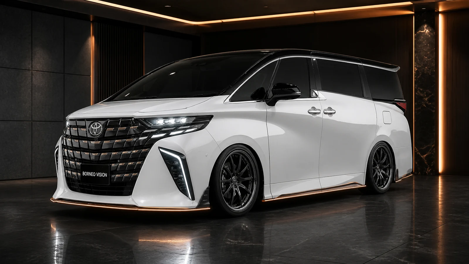 Toyota Alphard 40 Z Grade Core Complete front AI concept visual