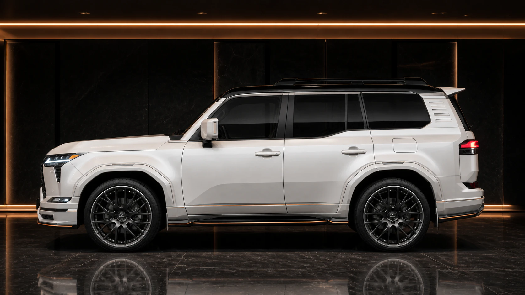 Lexus GX550 Version L Urban Wide Complete side AI concept visual