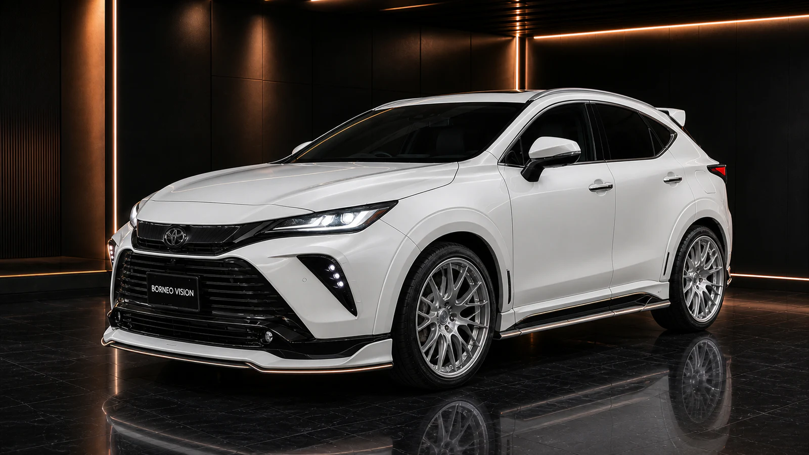 Toyota Harrier 80 dual-outlet complete front AI concept visual