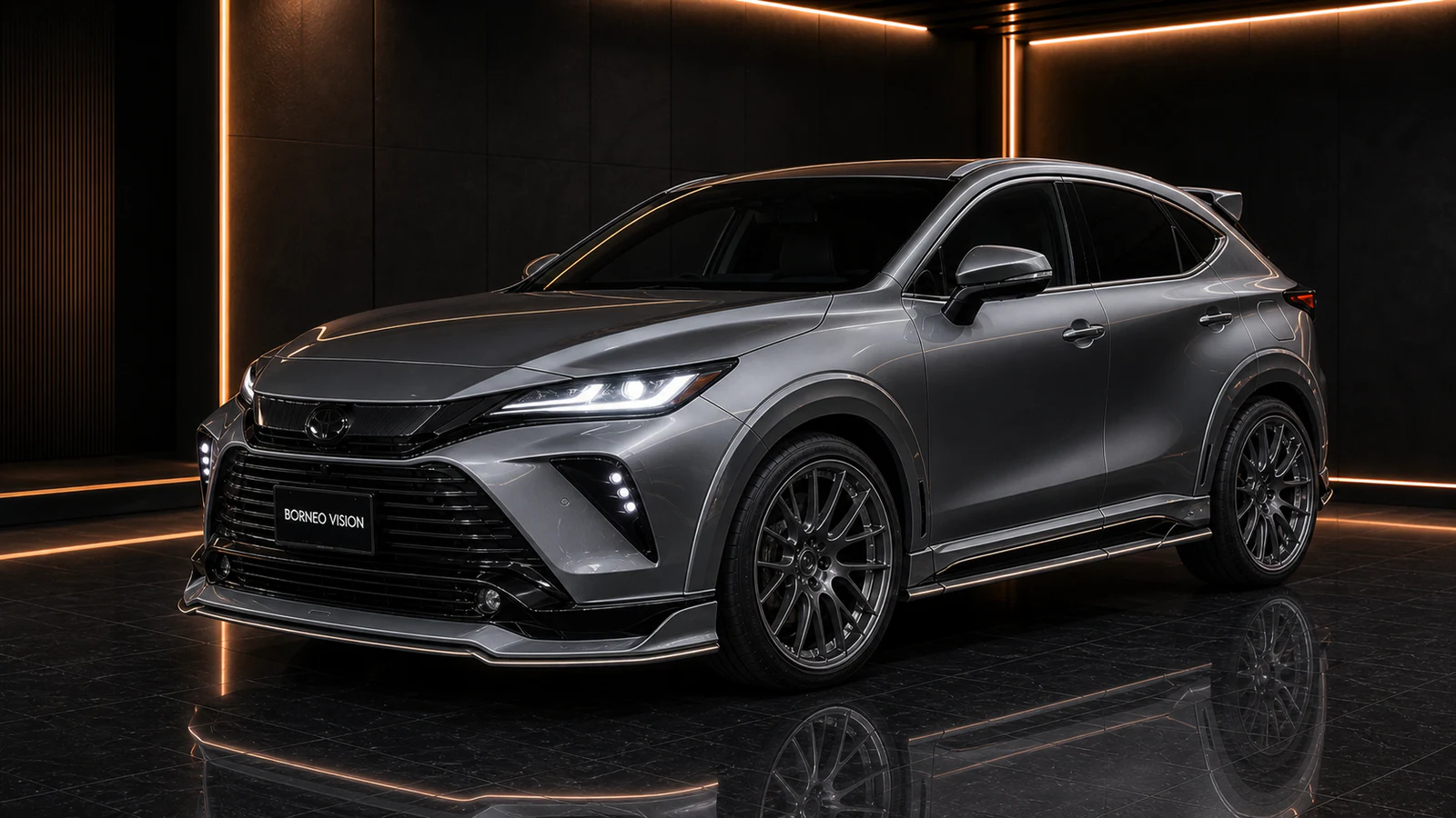 Toyota Harrier 80 YSR quad-outlet complete front AI concept visual