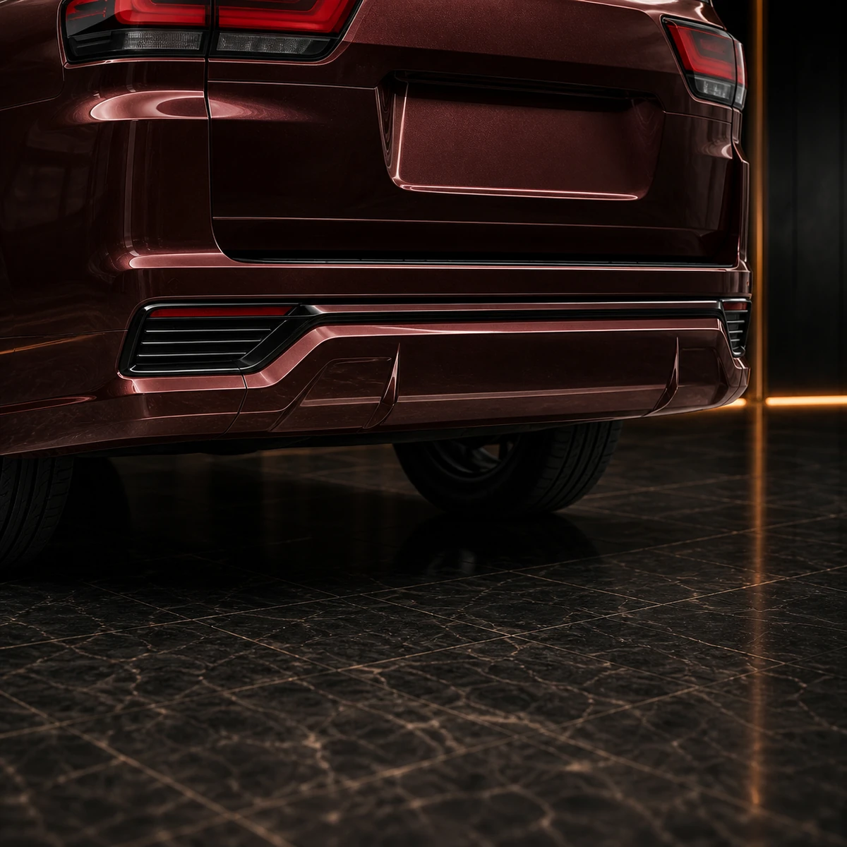 Land Cruiser 300 ZX Urban Recommended closed-center non-hitch rear half AI concept detail