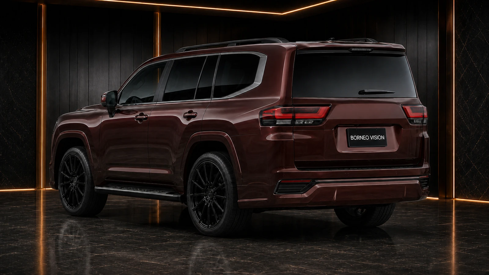 Land Cruiser 300 ZX Urban Recommended closed-center non-hitch rear AI concept visual