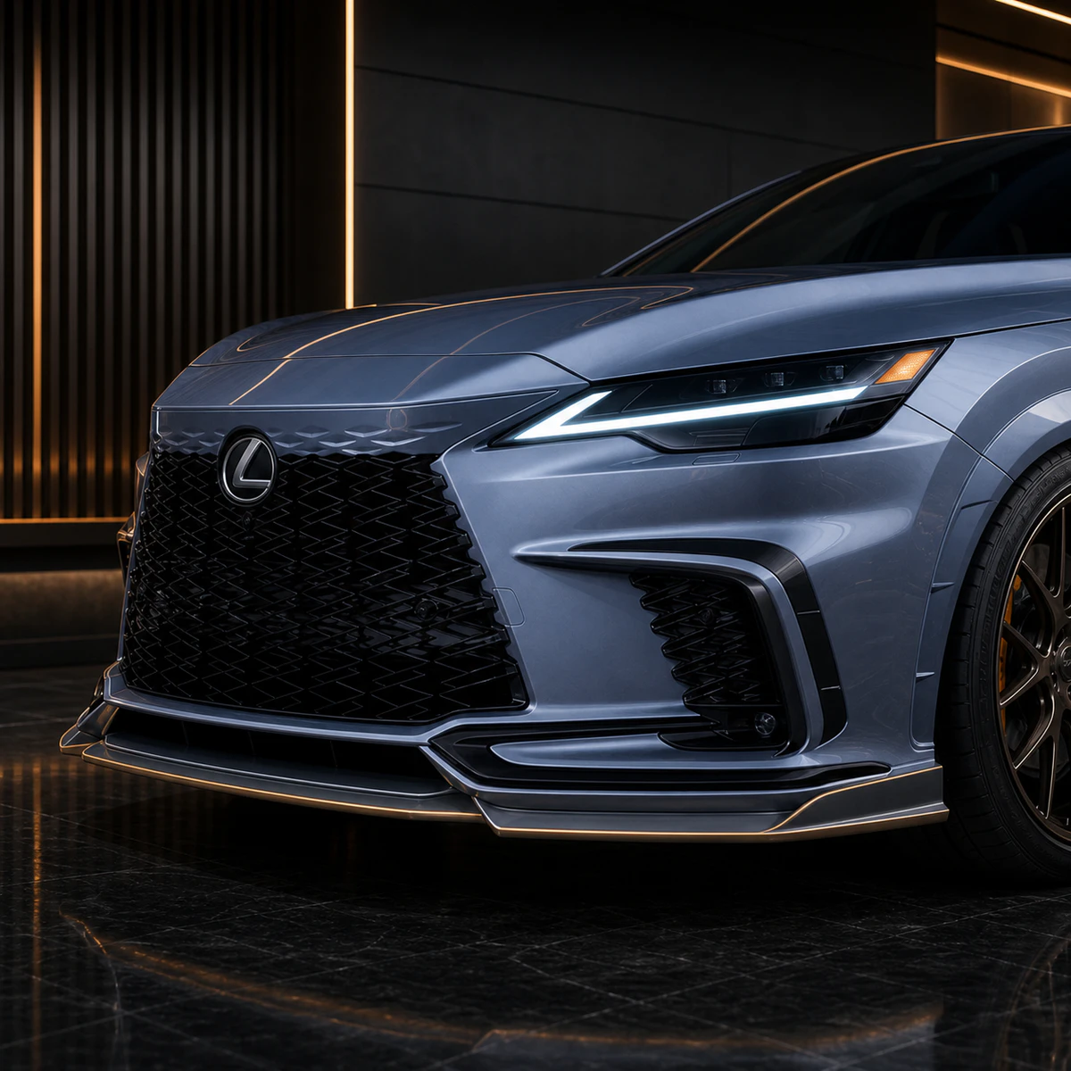 Lexus RX350 F SPORT front under and bumper garnish AI concept detail