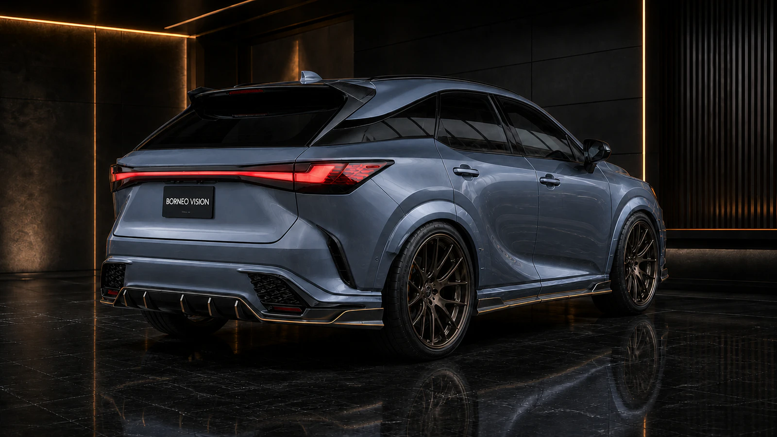 Lexus RX350 F SPORT Complete rear AI concept visual