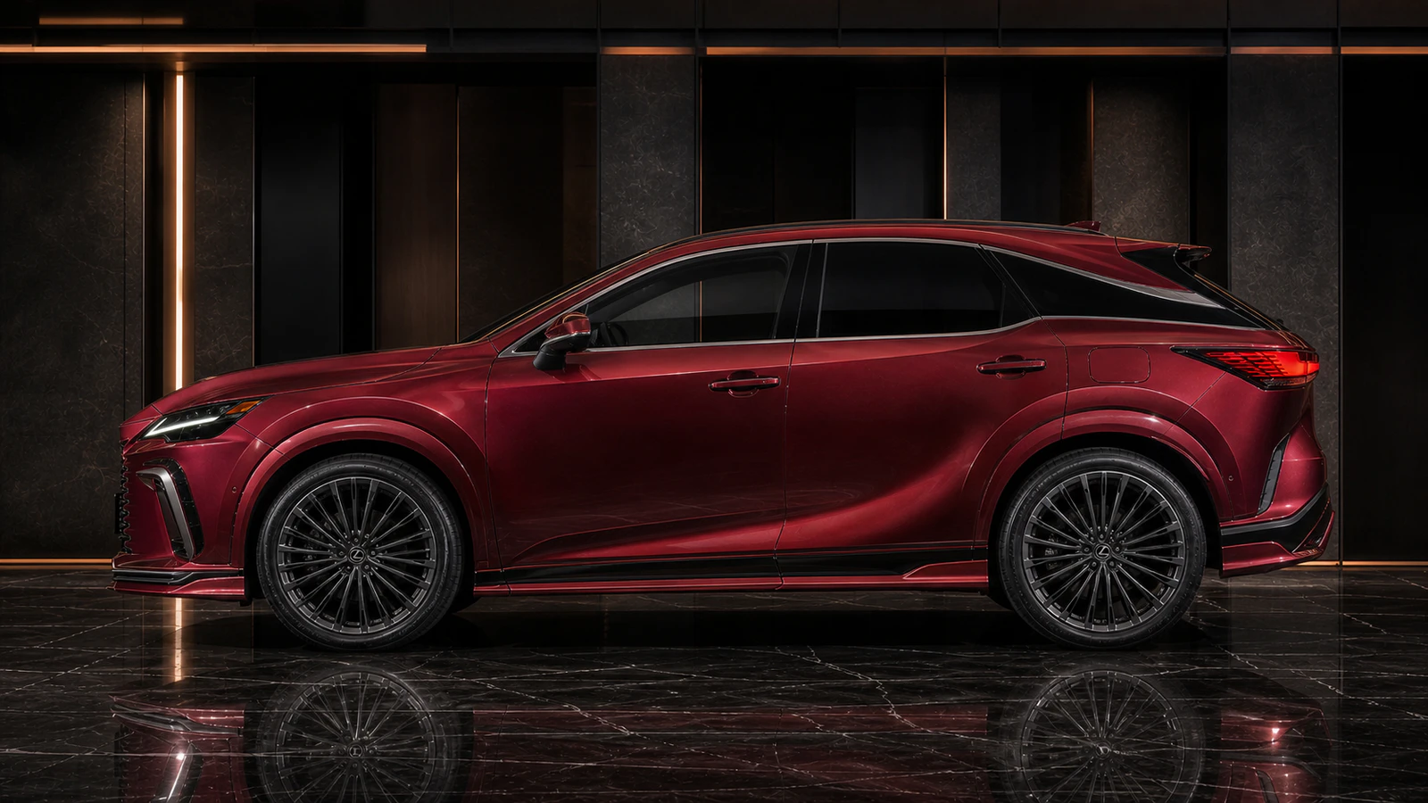 Lexus RX350 Version L Complete side AI concept visual