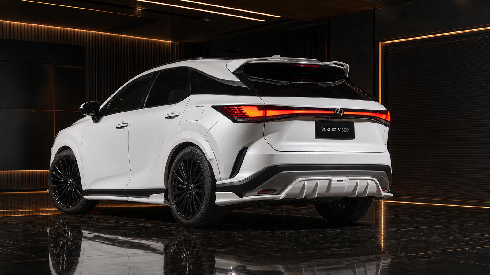 Lexus RX450h+ Version L Complete rear AI concept visual