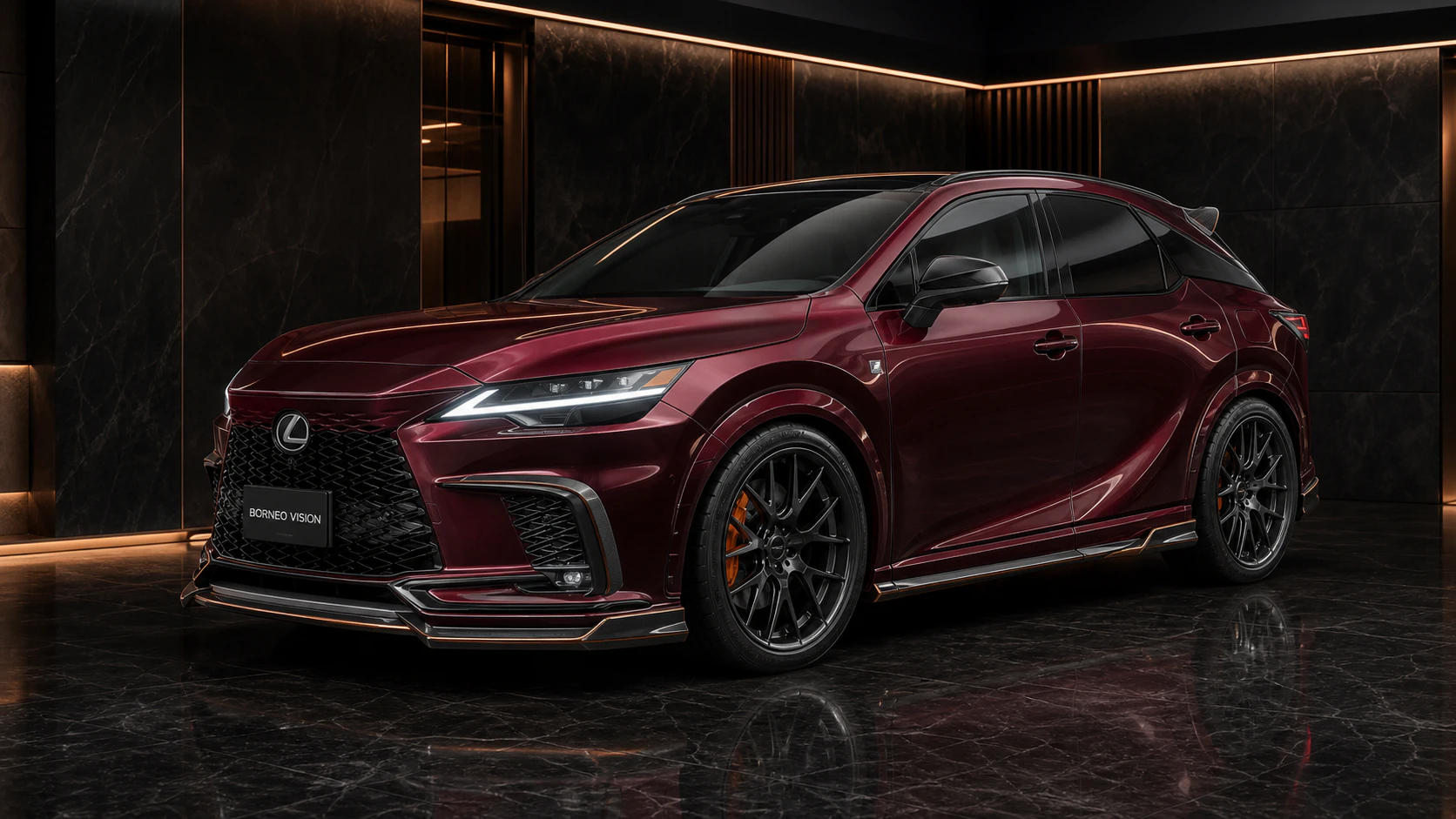 Lexus RX500h F SPORT Performance Complete front AI concept visual