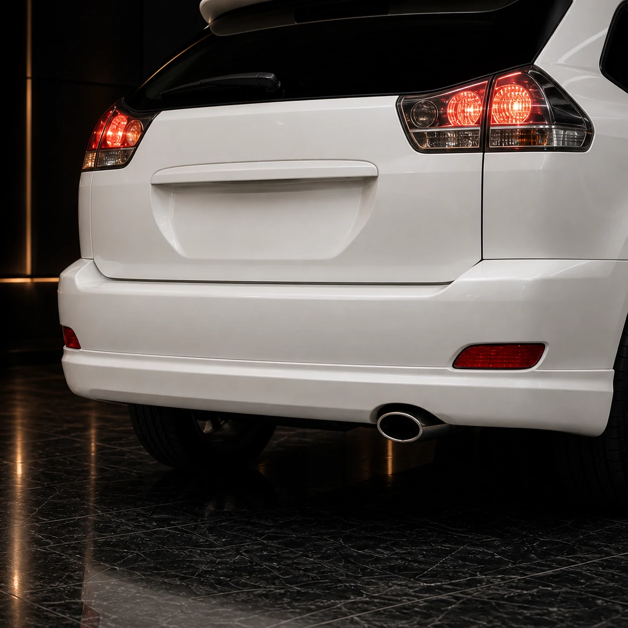 Executive Aero — Toyota Harrier 30 (2003–2013) — rear aero detail