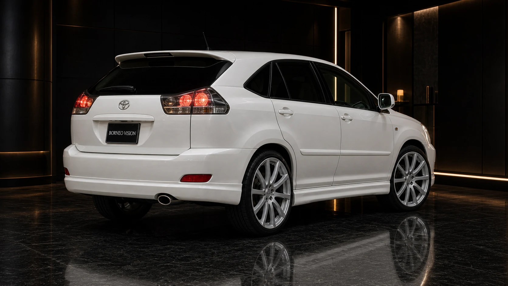 Executive Aero — Toyota Harrier 30 (2003–2013) — rear three-quarter