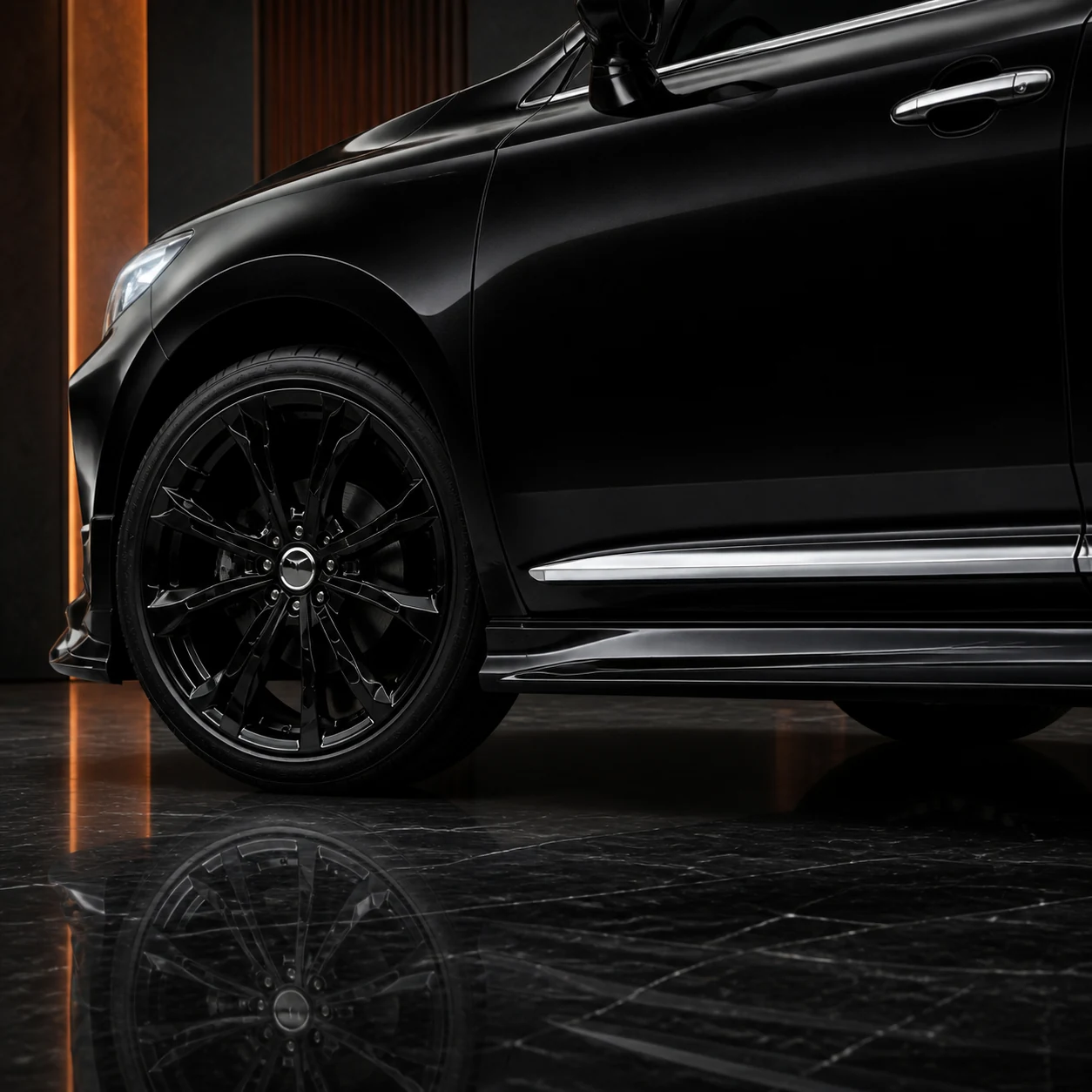 Sport Aero — Toyota Harrier 60 (2013–2017) — wheel and side detail