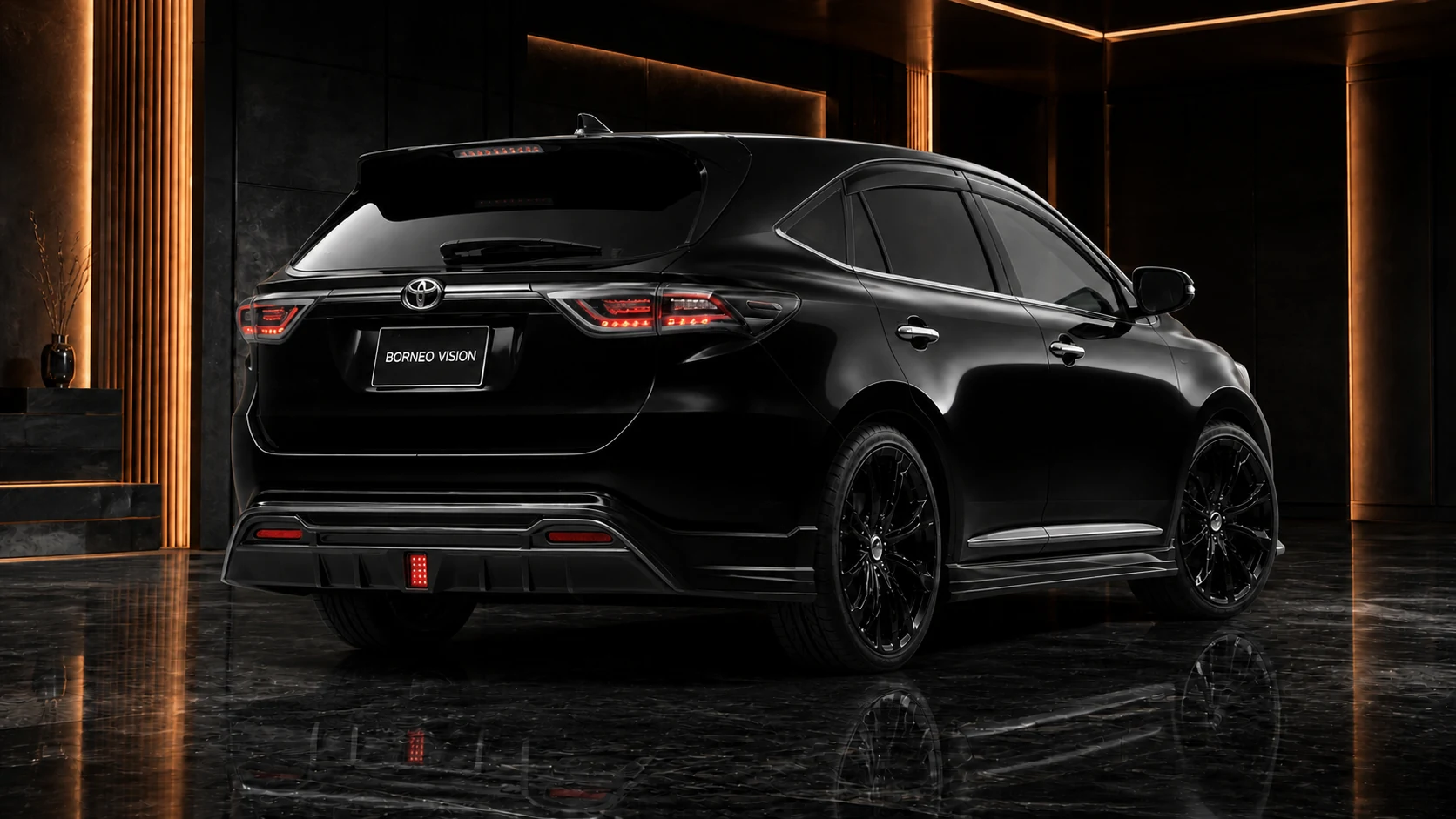 Sport Aero — Toyota Harrier 60 (2013–2017) — rear three-quarter