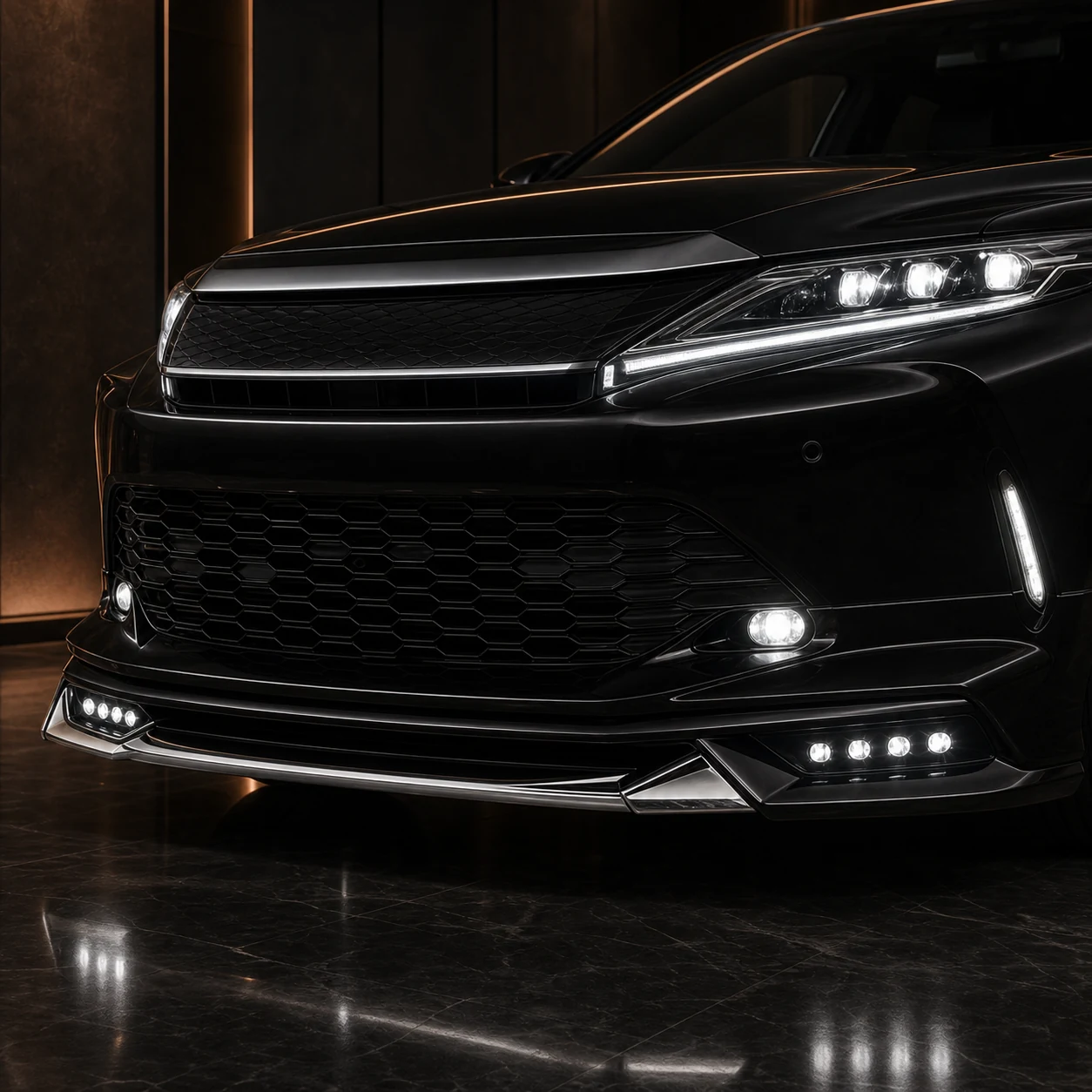 Sport Aero — Toyota Harrier 60 (2017–2020) — front aero detail
