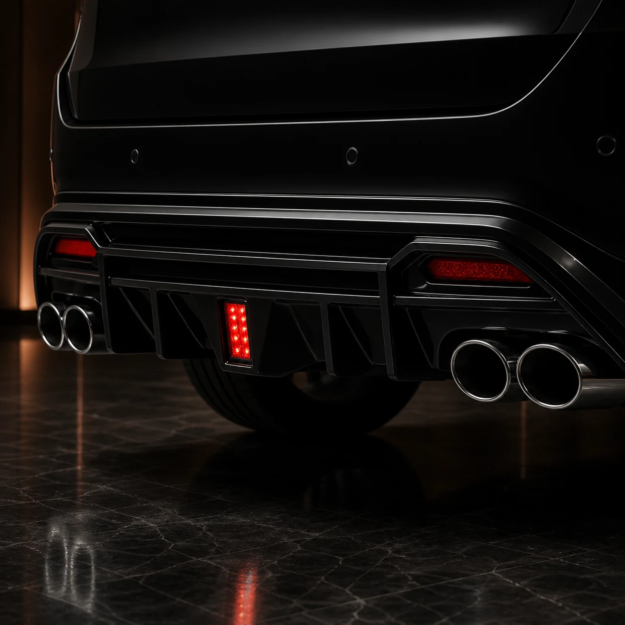 Sport Aero — Toyota Harrier 60 (2017–2020) — rear aero detail