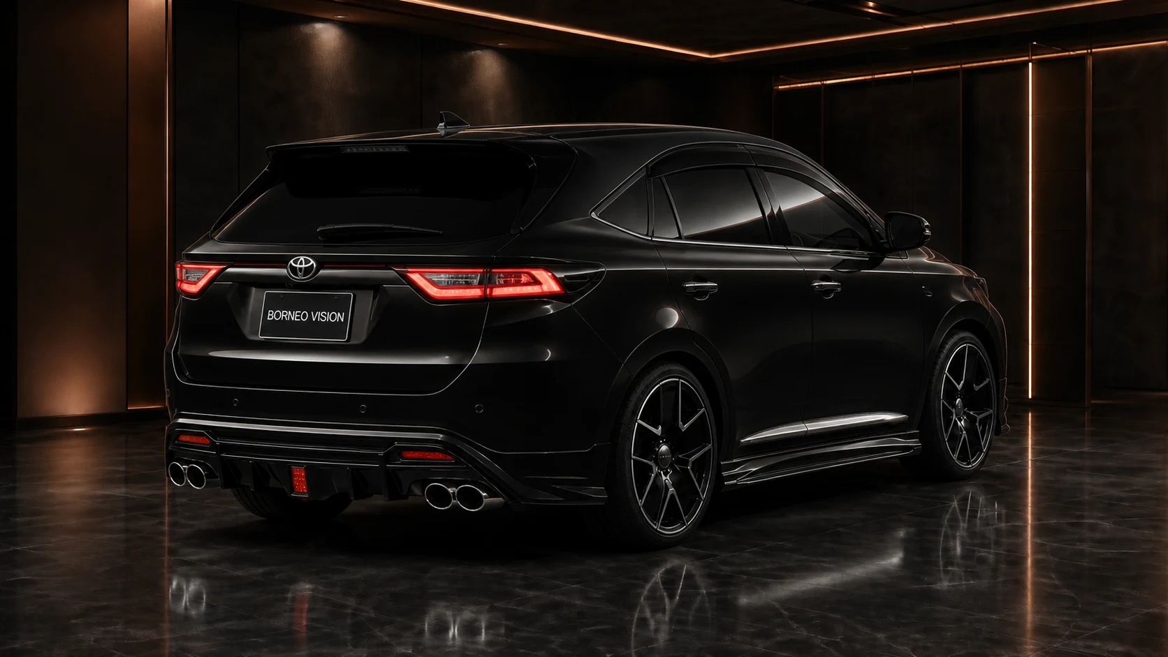 Sport Aero — Toyota Harrier 60 (2017–2020) — rear three-quarter