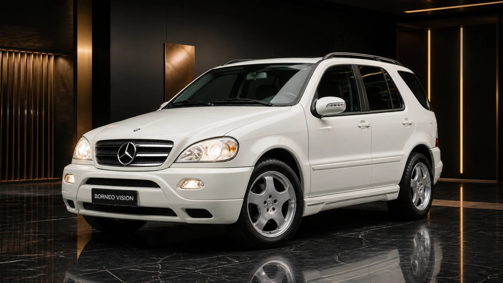 Executive Aero — Mercedes-Benz M-Class W163 (2002–2003) — front three-quarter