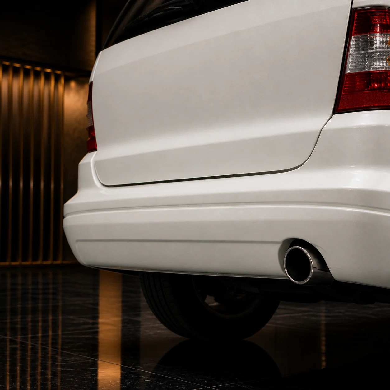 Executive Aero — Mercedes-Benz M-Class W163 (2002–2003) — rear aero detail