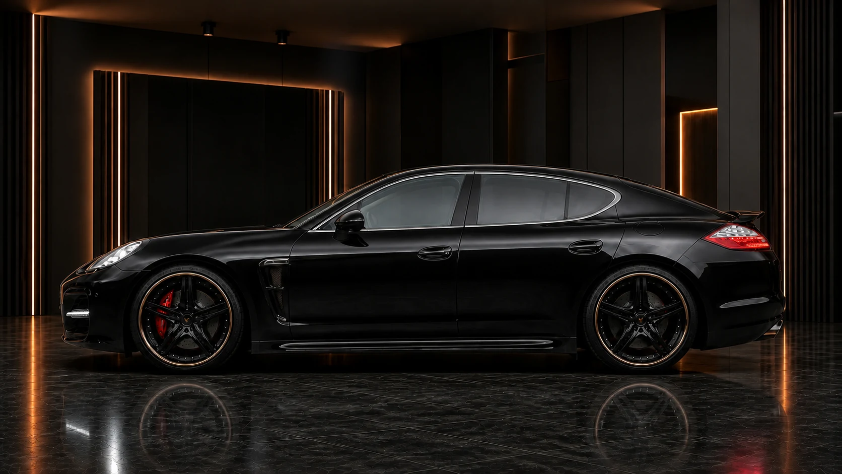 Sport Aero Black Edition Various LED — Porsche Panamera 970 (2009–2014) — side profile