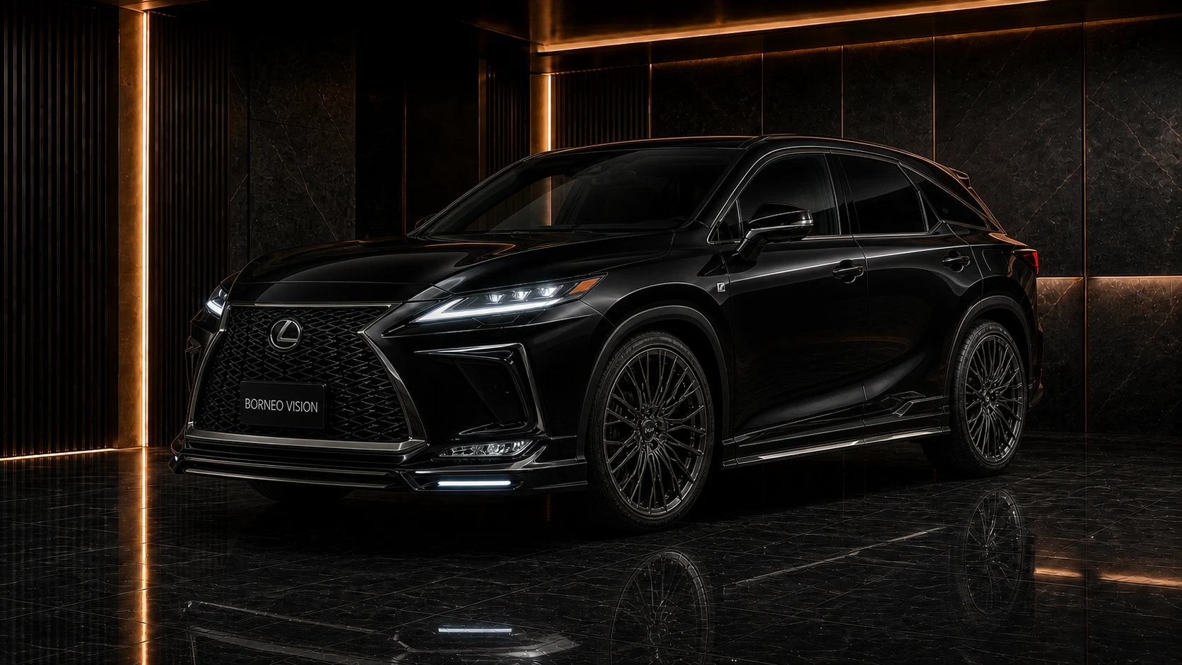 Lexus RX300 F SPORT 2019–2022 Sport Aero design concept — front three-quarter