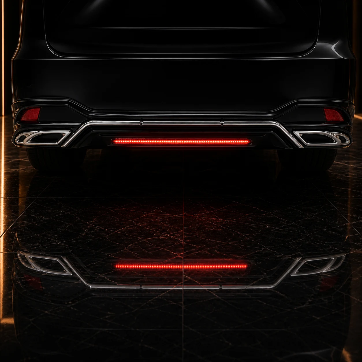 Lexus RX300 F SPORT 2019–2022 Sport Aero design concept — rear skirt and brake lamp detail