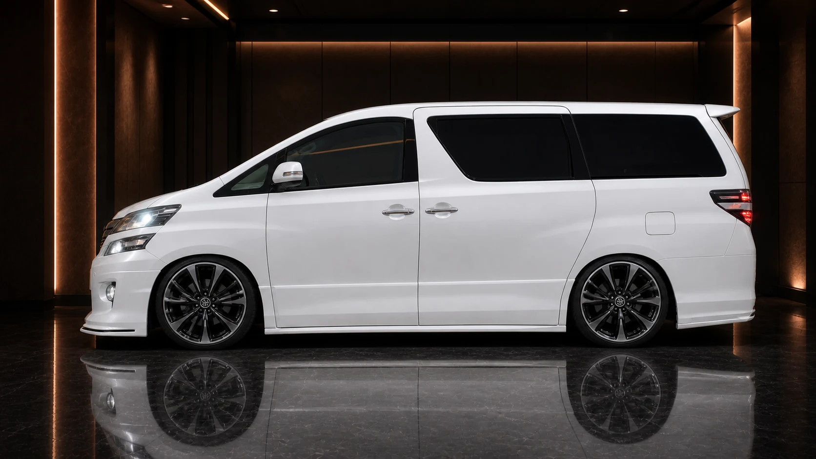 Executive Aero — Toyota Vellfire 20 Z/ZR Facelift (2011–2015) — side profile