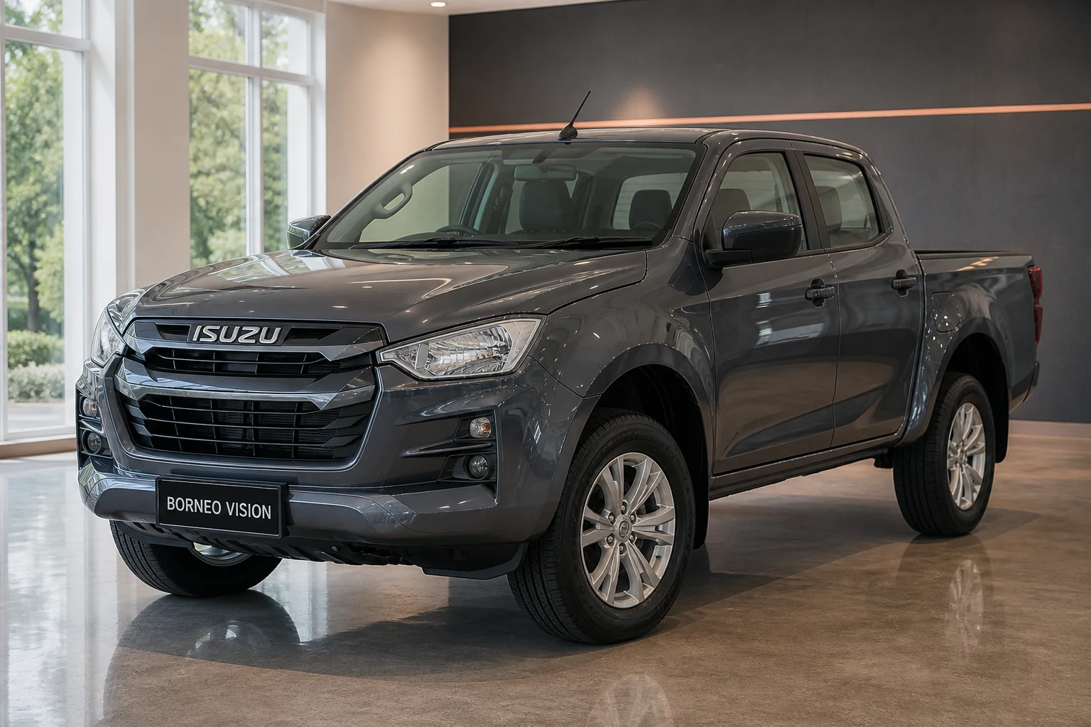 Isuzu D-Max RG factory-state generated reference in metallic graphite grey