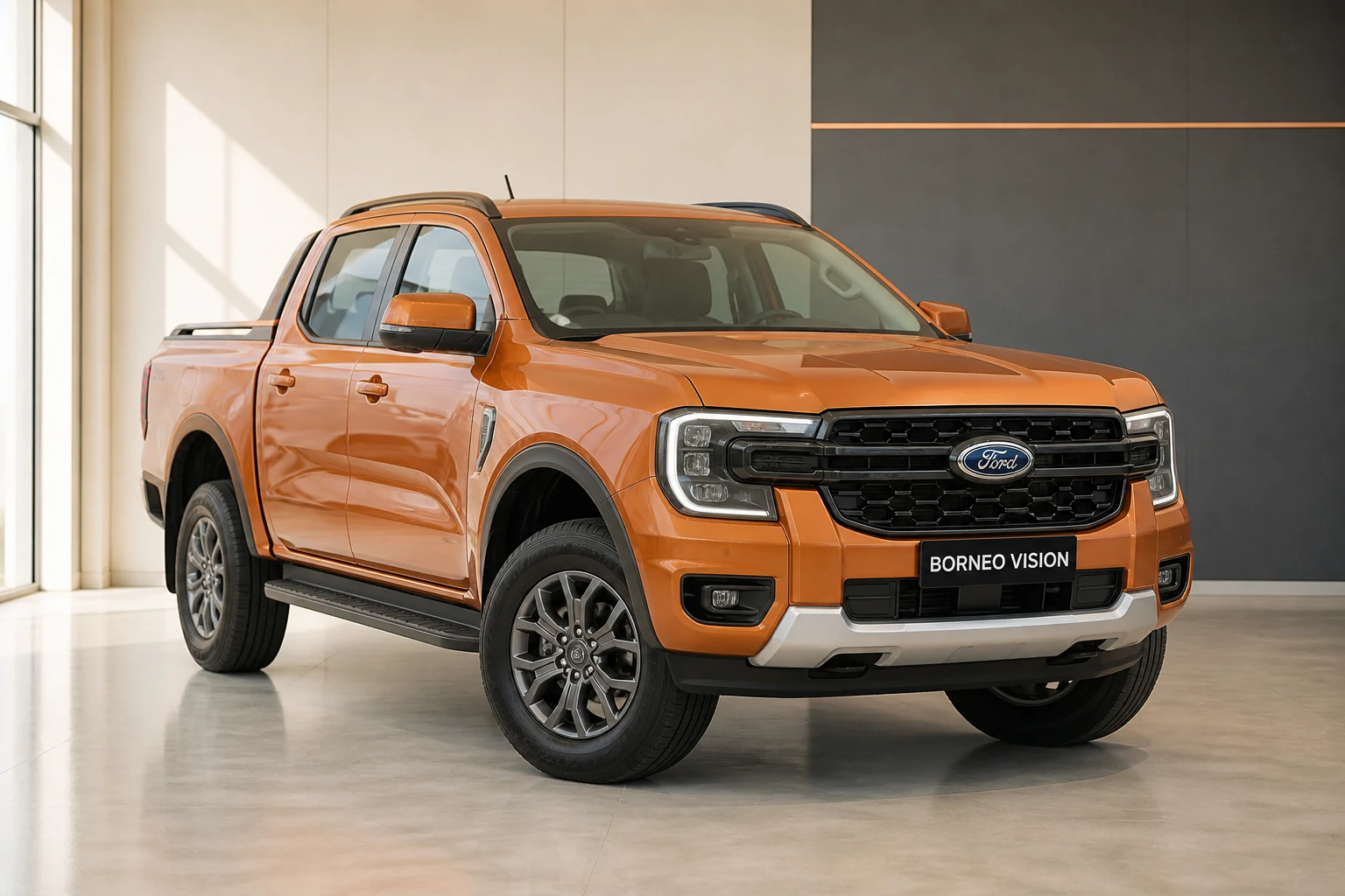 Ford Ranger T6.2 factory-state generated reference in burnt orange