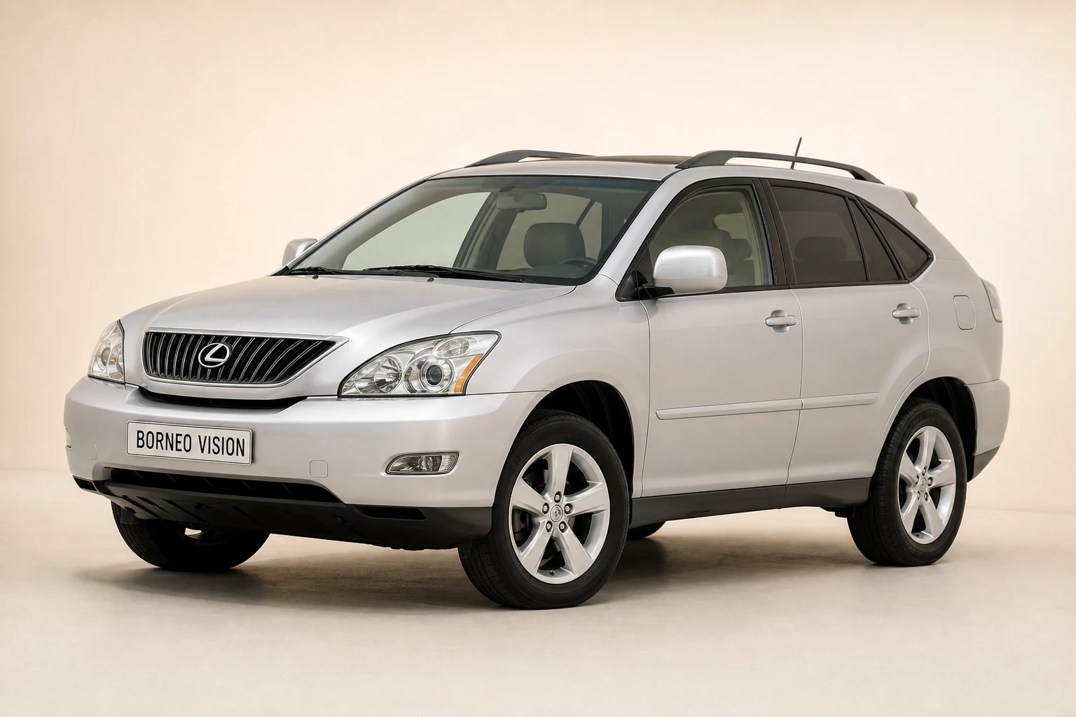 Lexus Rx Xu30 factory-state AI reference with BORNEO VISION plate