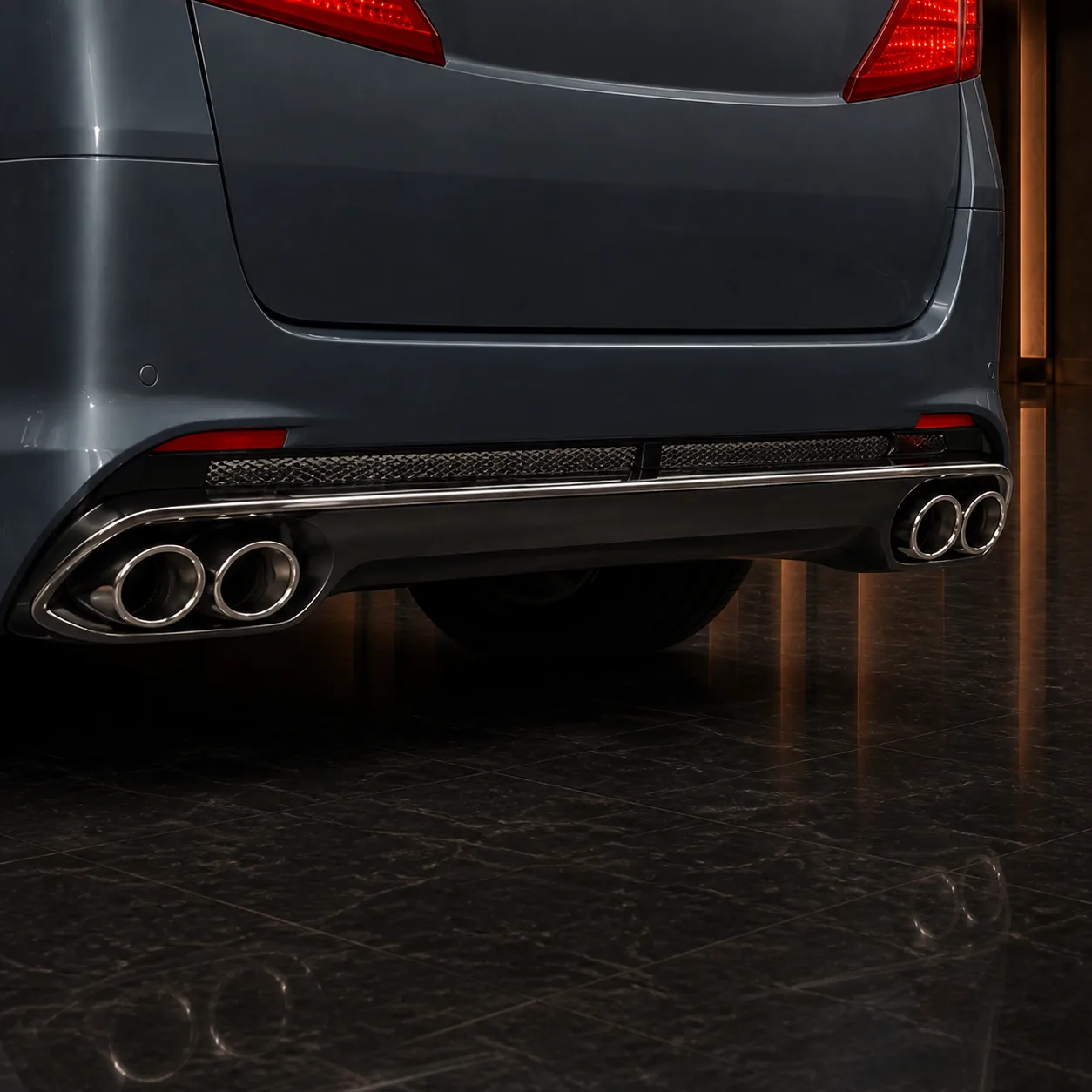 Toyota Alphard 20 early Type II exactly four D-class outlets AI concept detail