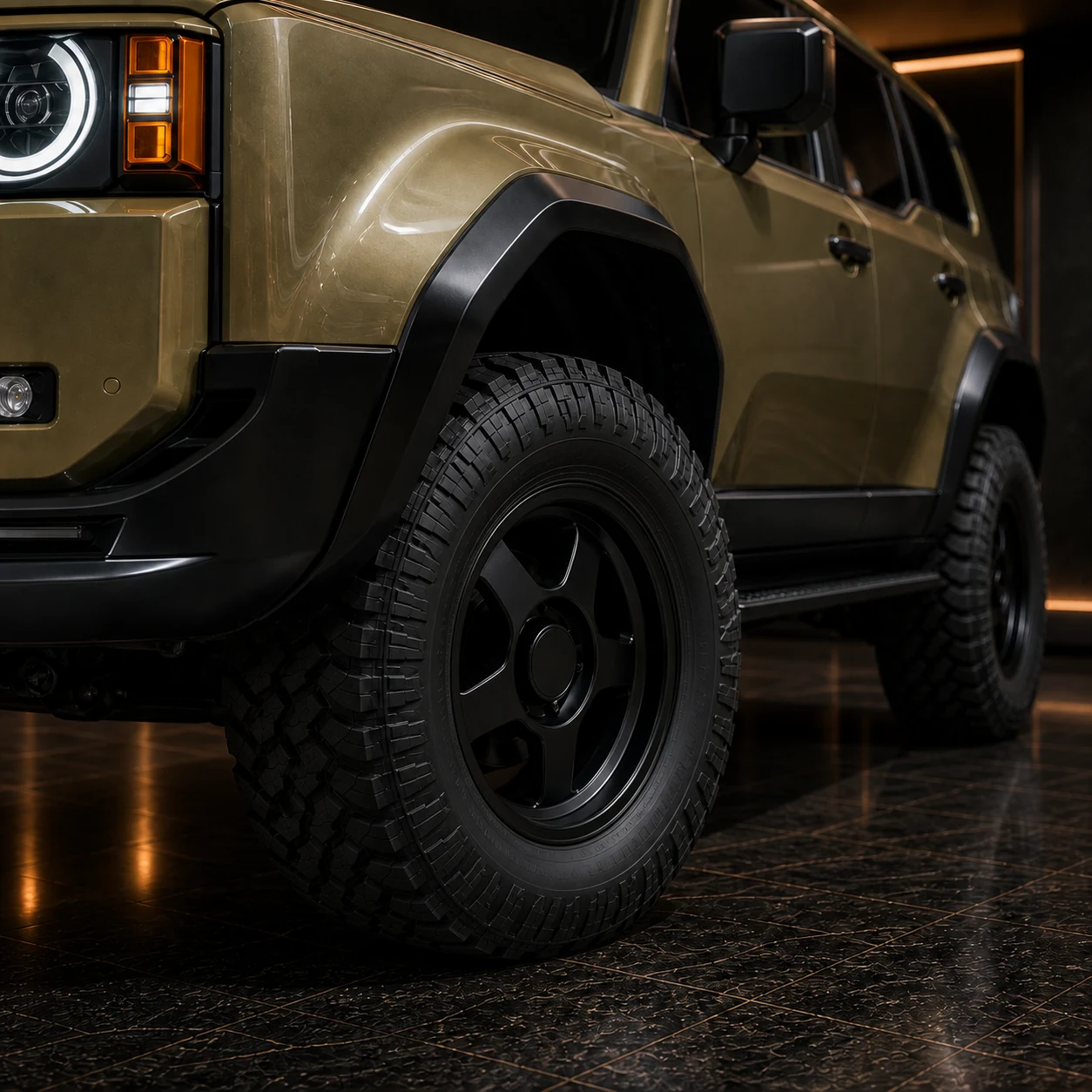 Toyota Land Cruiser 250 SPORT 20mm wheel arch AI concept detail