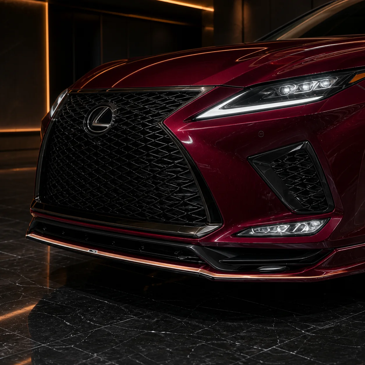 Lexus RX300 F Sport Type I front half spoiler AI concept detail