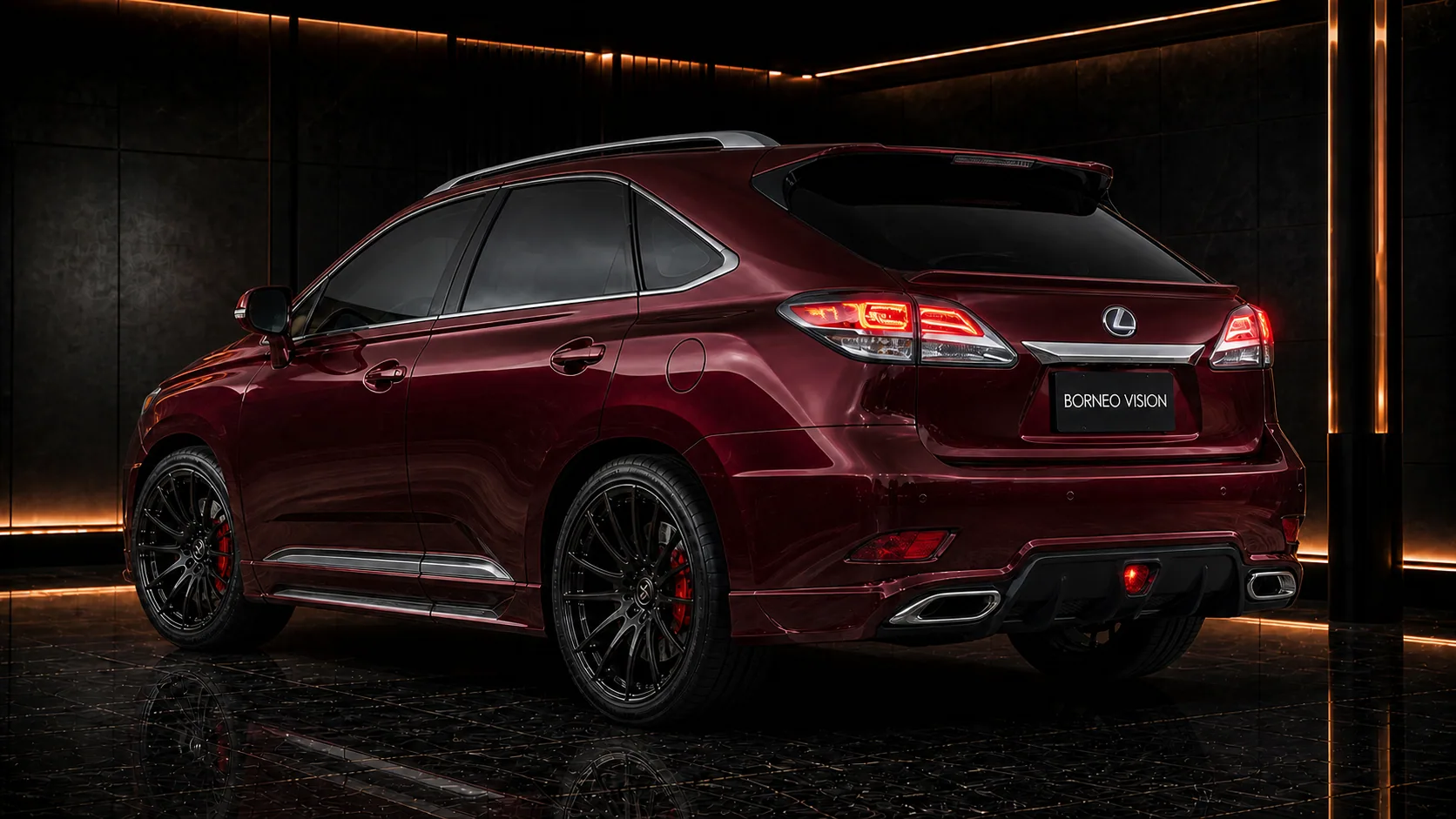 Lexus RX450h RX350 RX270 GT Complete rear AI concept visual