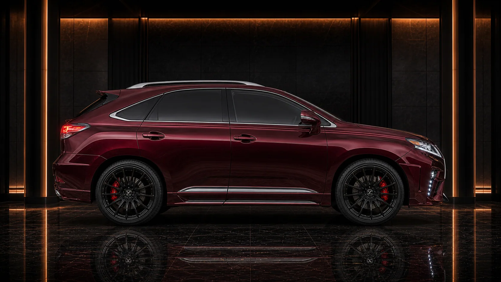 Lexus RX450h RX350 RX270 GT Complete side AI concept visual