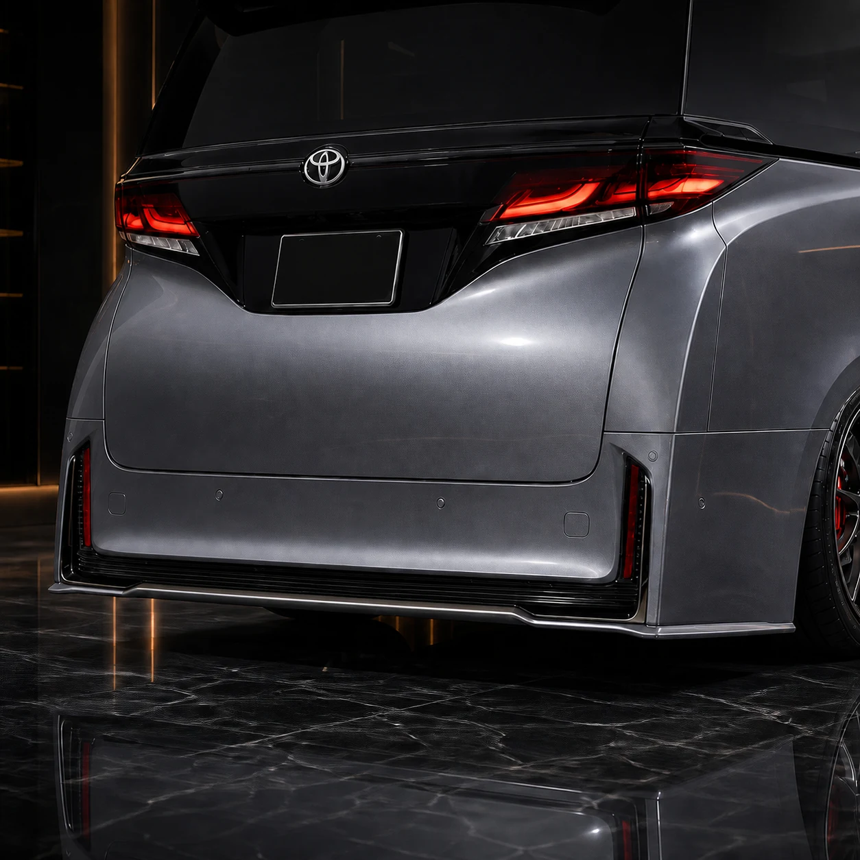 Toyota Vellfire 40 SPORT rear spoiler AI concept detail