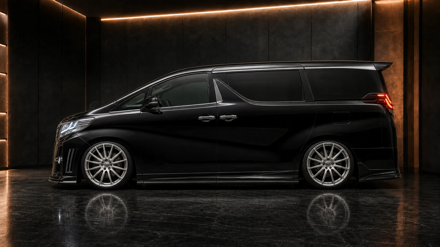 Sport Aero Bumper Type — Toyota Alphard 30 ALL (2015–2017) — side profile